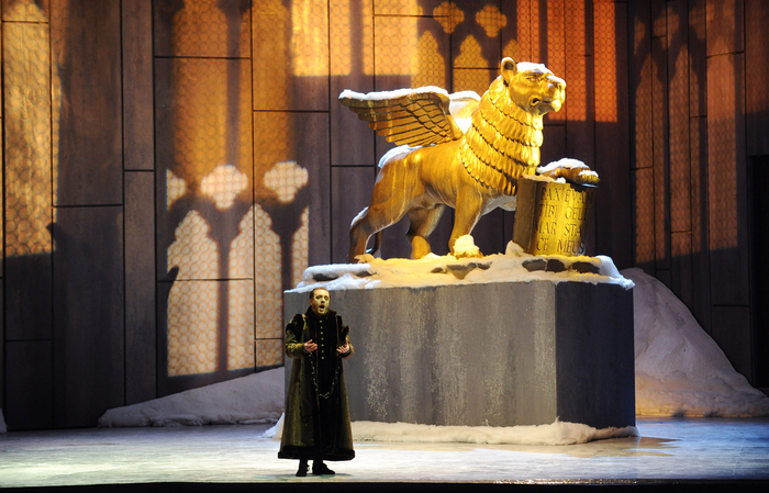 Azerbaijani First Lady views premiere opera of 'The Two Foscari' by Giuseppe Verdi  (PHOTO)